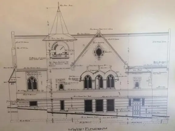 Current building plan from the side