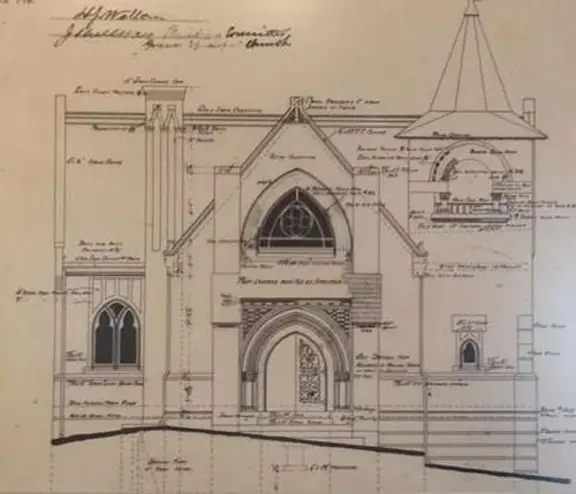Current building plan from the front